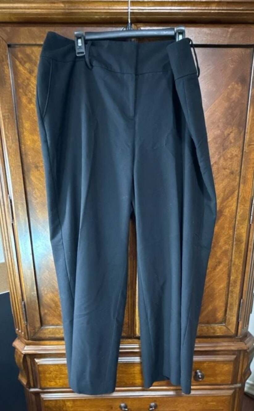 Womens Black Dress Pants Trousers Size 18R